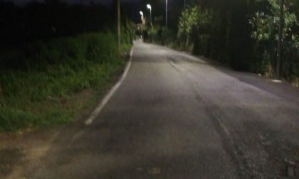 Via Laghetto, e luce fu... dopo tanti anni