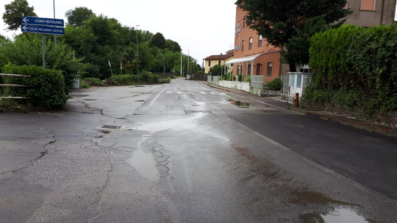 Forti temporali sul Lecchese:  dopo l’esondazione del Bevera a Bulciago si torna alla normalità FOTO