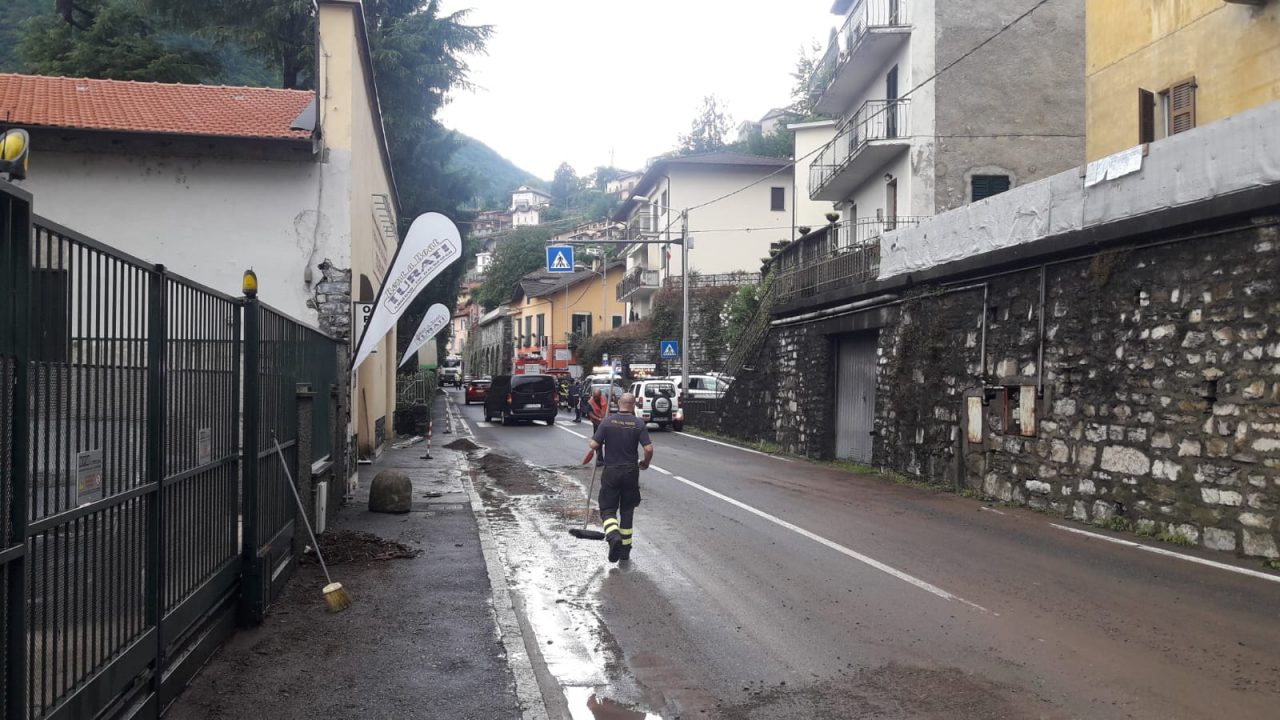 Bomba d’acqua sul lago: esondazioni e frane ad Argegno e Laglio FOTO
