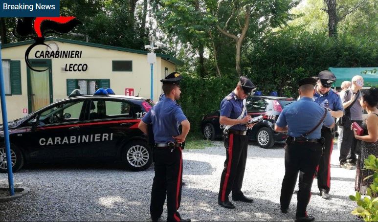 Blitz dei Carabinieri: fogna non regolare e ospiti “sconosciuti”, chiuso il campeggio di Garlate