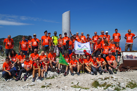 Alpini e Cai in vetta nei luoghi della Grande Guerra