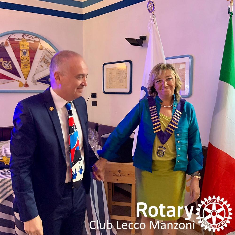 Rotary Lecco Manzoni: Elena Vaccheri è il nuovo presidente