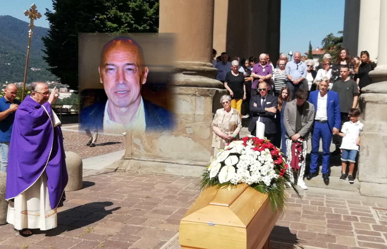 Folla ai funerali: tutto il Lecchese piange Teli FOTO
