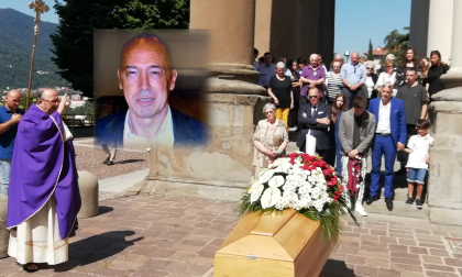 Folla ai funerali: tutto il Lecchese piange Teli FOTO