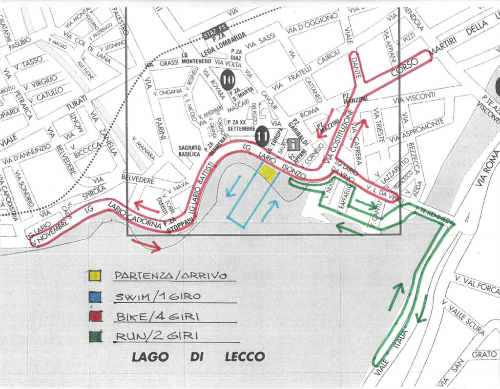 Domani c’è il 18esimo Triathlon città di Lecco: attenzione alle strade chiuse