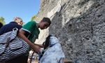 Inaugurata sul lago una nuova spiaggia per cani FOTO