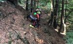 Elisoccorso per un cercatore di funghi precipitato a Camaggiore FOTO