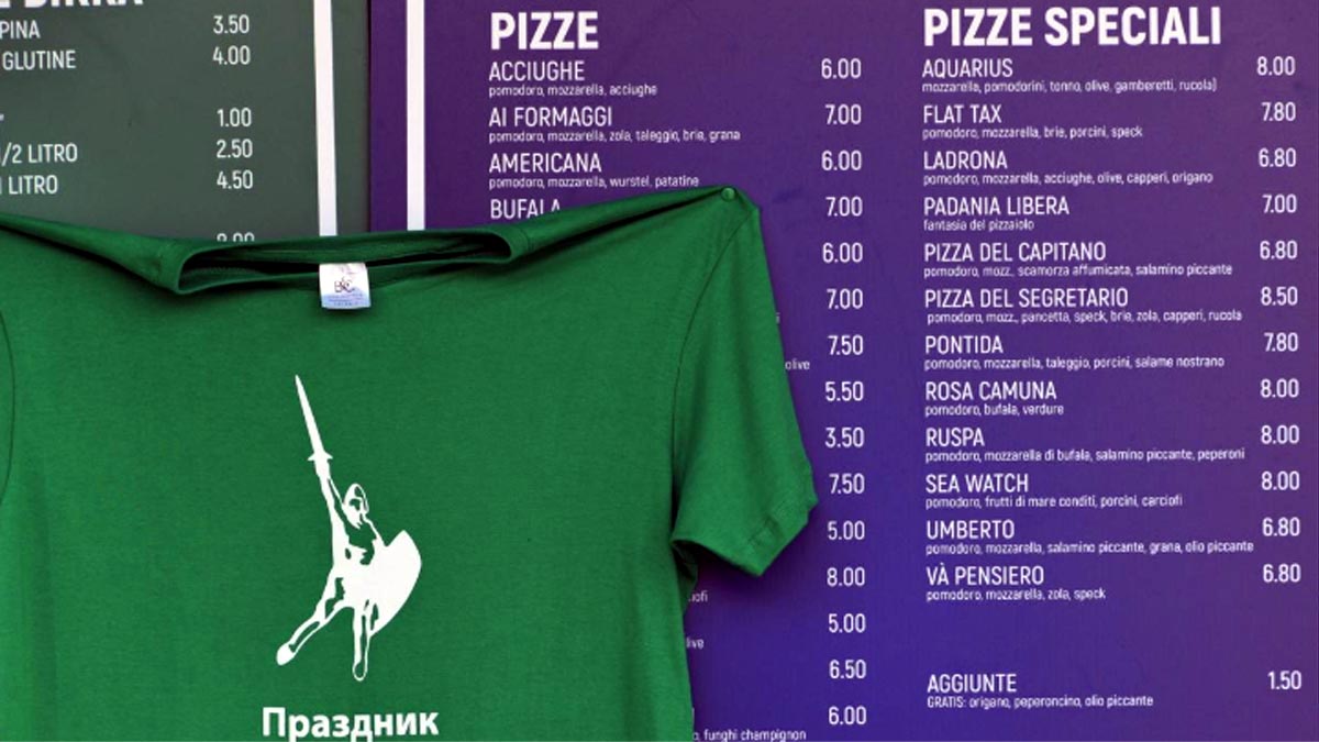 La pizza “Seawatch” alla Festa della Lega di Pontida fa scatenare il Web