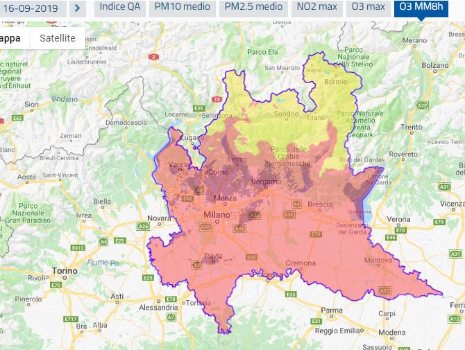 L’ultimo scampolo d’estate non fa bene alla qualità dell’aria: cappa sul Lecchese. Dal primo ottobre stop ai diesel euro 3
