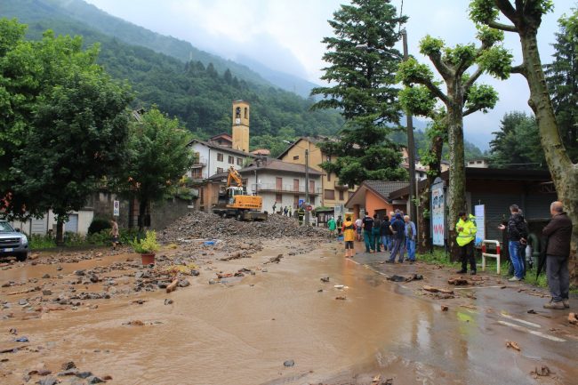 Alluvione di giugno: mutui sospesi per gli edifici danneggiati sul Lago e in Valle
