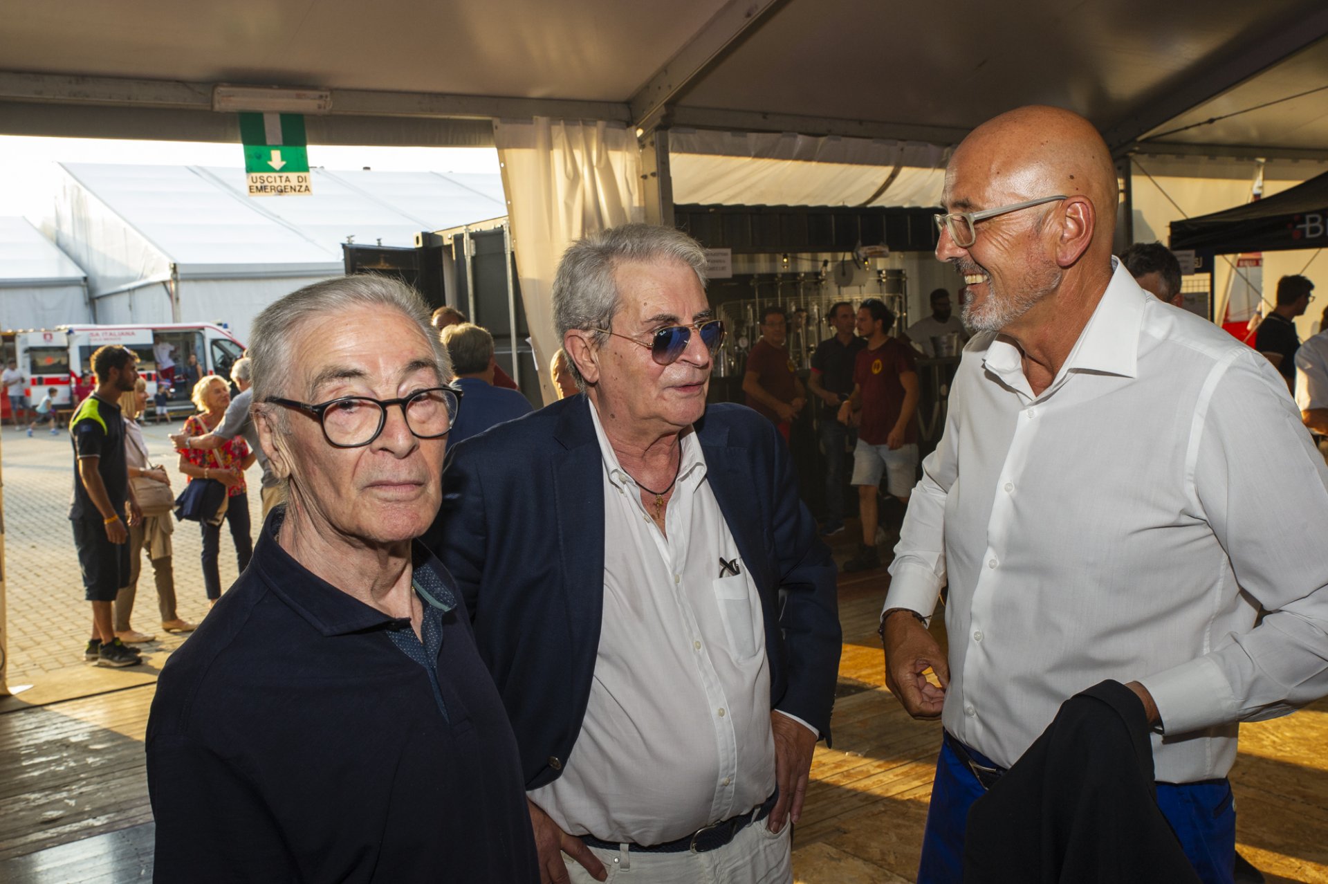 Gianni Cantoni, Antonio Risolo e Angelo Baiguini