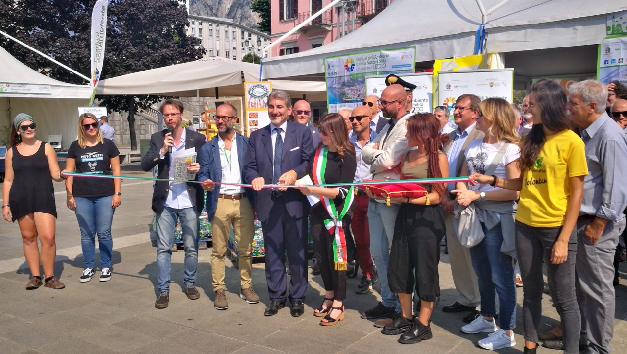 Lecco: tagliato il nastro del Festival dell’Ambiente e della Sostenibilità FOTO