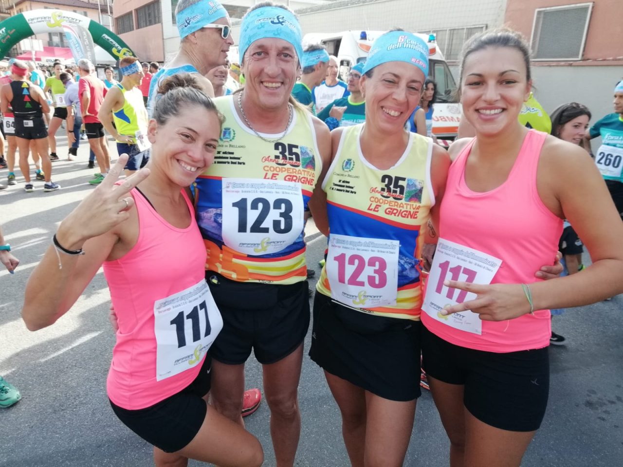 “Corsa dell’Innominato” da record: quasi 300 coppie al via FOTO