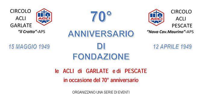 Tre giorni di festa per il 70° dell’Acli di Garlate e di Pescate