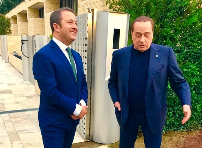 Berlusconi in visita a Merate FOTO