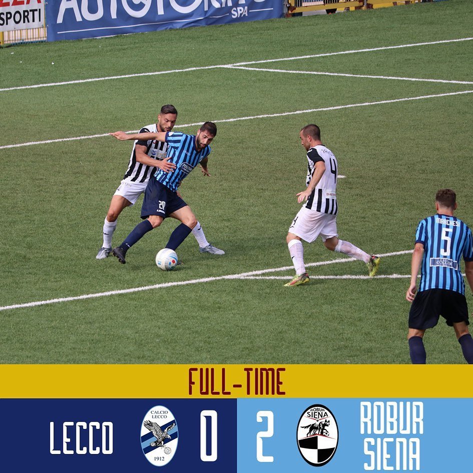 Terza sconfitta per i blucelesti: Lecco-Siena finisce 0 a 2