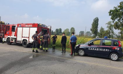 Ritrovato in un campo l'anziano scomparso giovedì a Tribiano