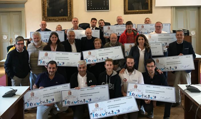 Il Comune di Lecco sostiene lo sport: consegnati i contributi alle società