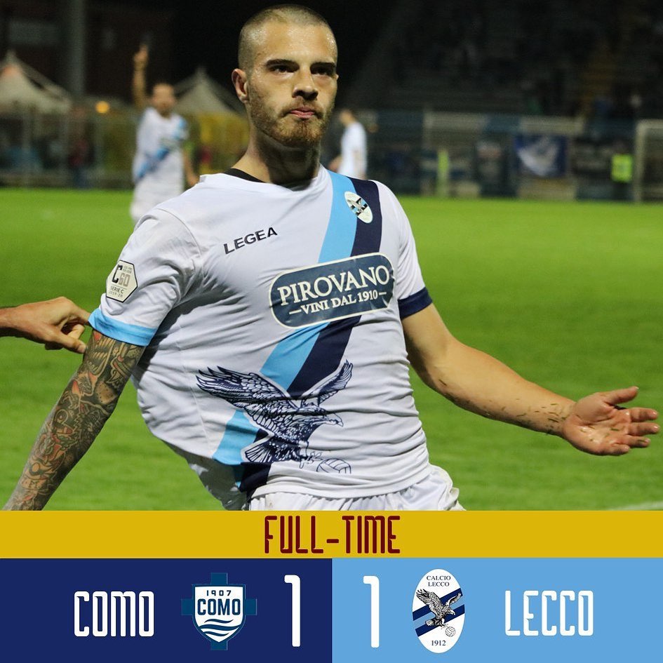 Derby Como-Lecco finisce 1 a 1 FOTO