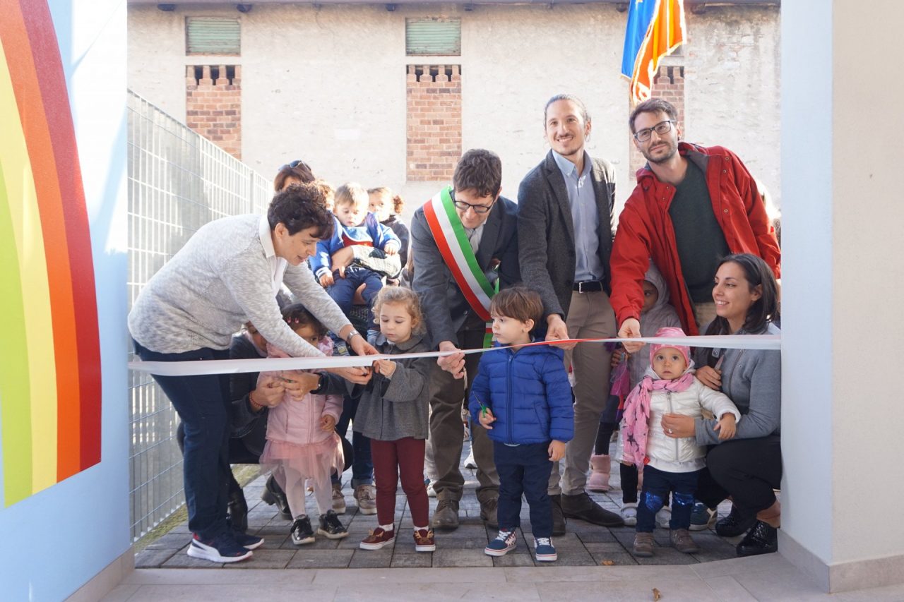 Inaugurato l’asilo nido “Arcobaleno” dopo l’ampliamento FOTO