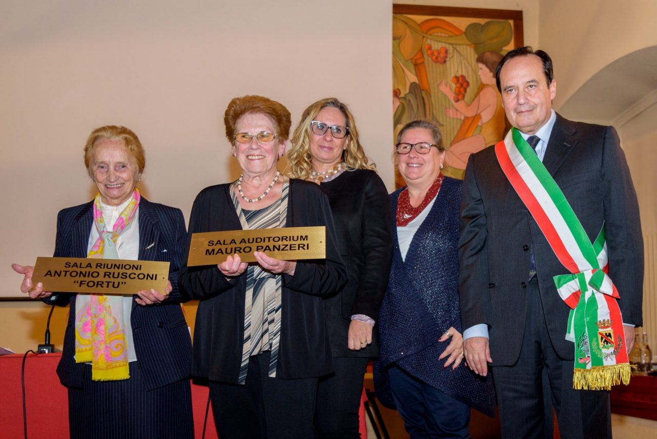 Grande commozione al Fatebenefratelli: intitola due sale a Panzeri e Rusconi “Fortu” FOTO