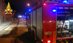 Monticello Spa, incendio nella notte FOTO