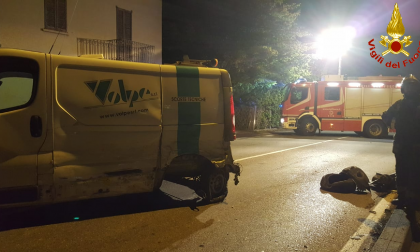 Incidente nella notte, due feriti FOTO