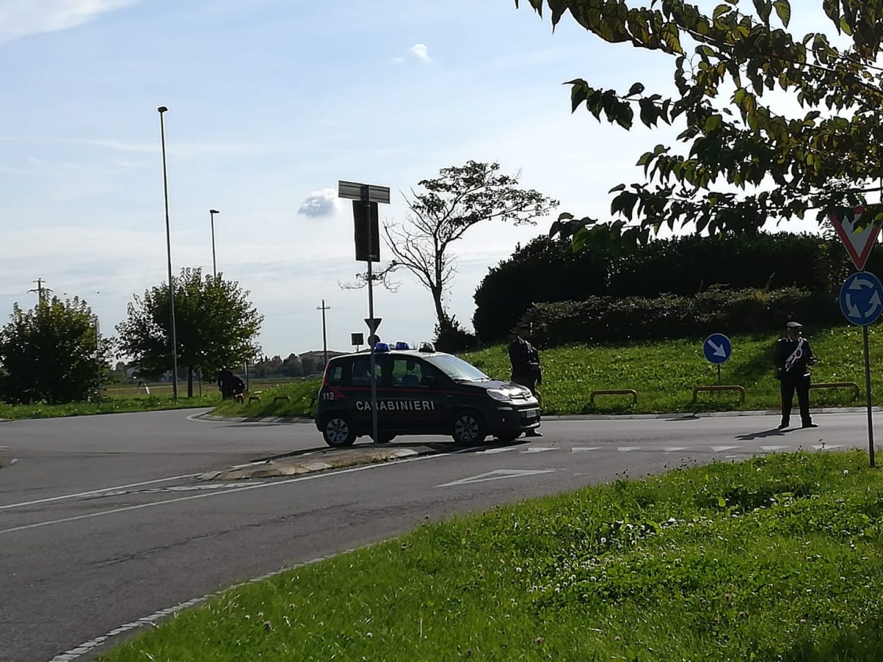 Allarme bomba alla Fiera di Osnago FOTO