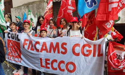 Sciopero Sma Auchan: delegazione lecchese a Roma FOTO