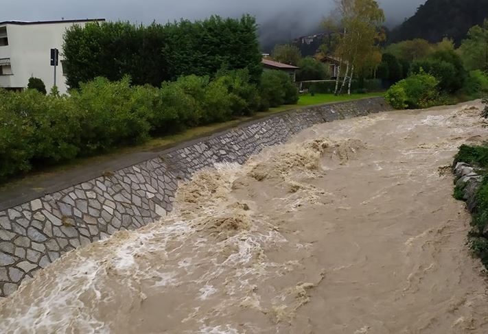 Maltempo: occhi puntati sulla diga di Pagnona e sul Varrone
