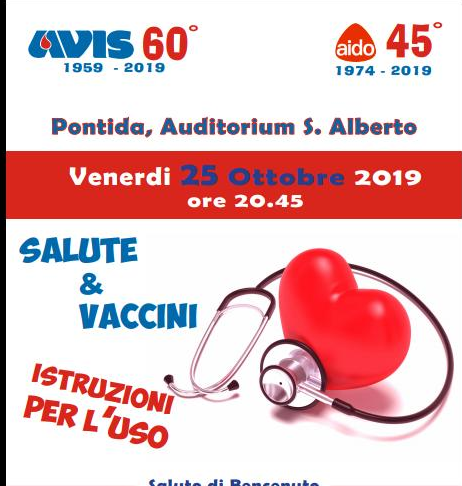 Serata sanitaria con le associazioni Avis e Aido