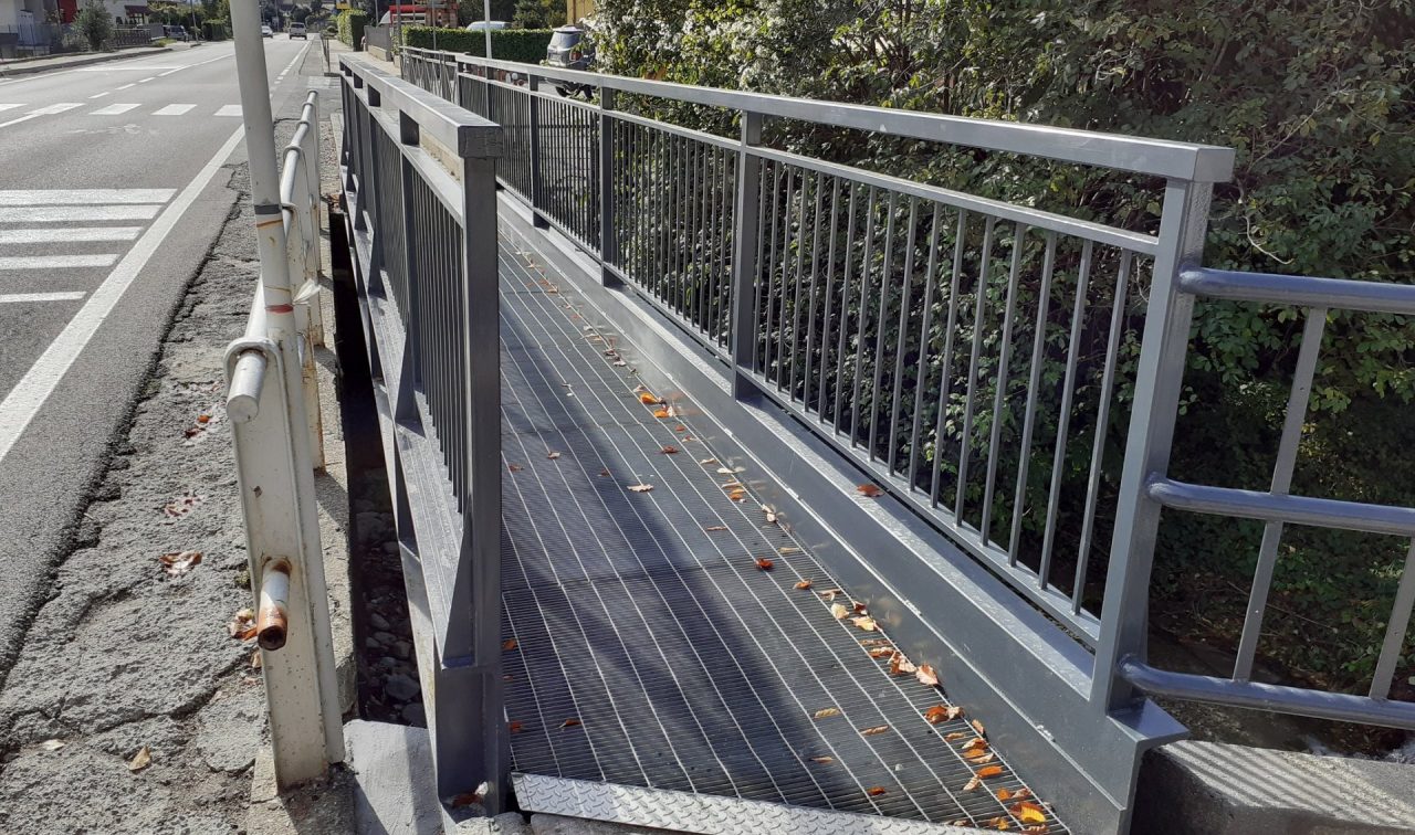 Ponte in via Provinciale: sostituzione conclusa