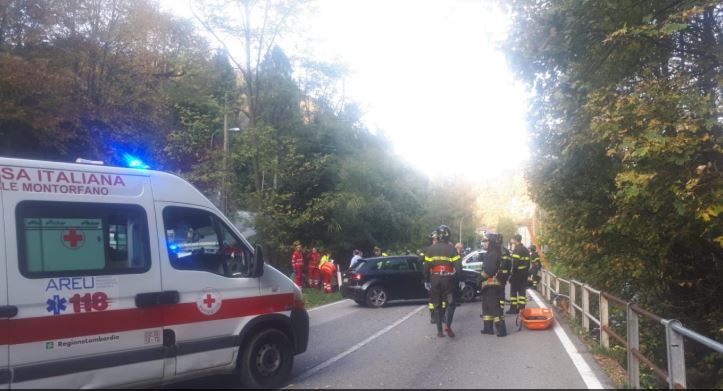Uomo e donna travolti a Barni: lui è morto, lei trasportata in gravissime condizioni a Lecco FOTO