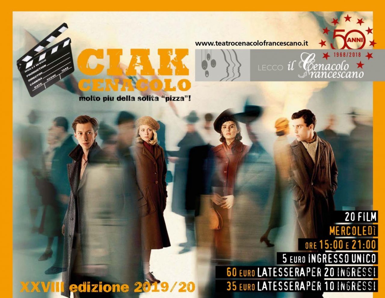 Al via “Ciak Cenacolo”: mercoledì il primo di una lunga serie di appuntamenti