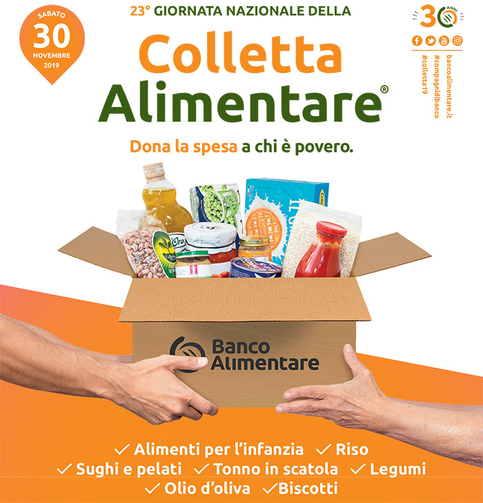Sabato 30 novembre torna la giornata nazionale della “Colletta alimentare” – FOTO
