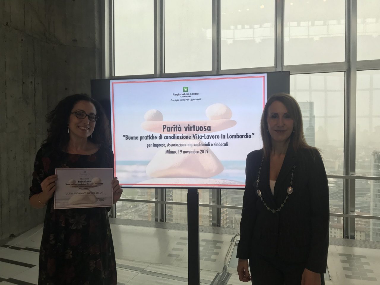 Parità virtuosa: premio per Confartigianato Imprese Lecco