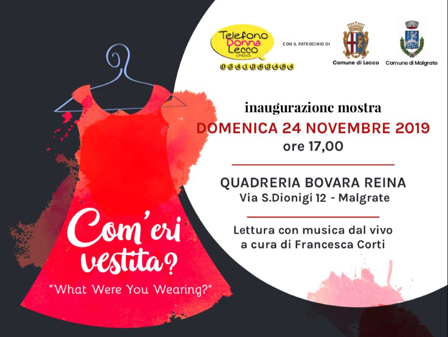 Telefono Donna Lecco presenta la mostra “Com’eri vestita?”