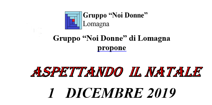 “Aspettando il Natale” con il gruppo “Noi donne” di Lomagna
