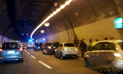 Incidente in galleria a Lecco, code in Ss 36 direzione Sud