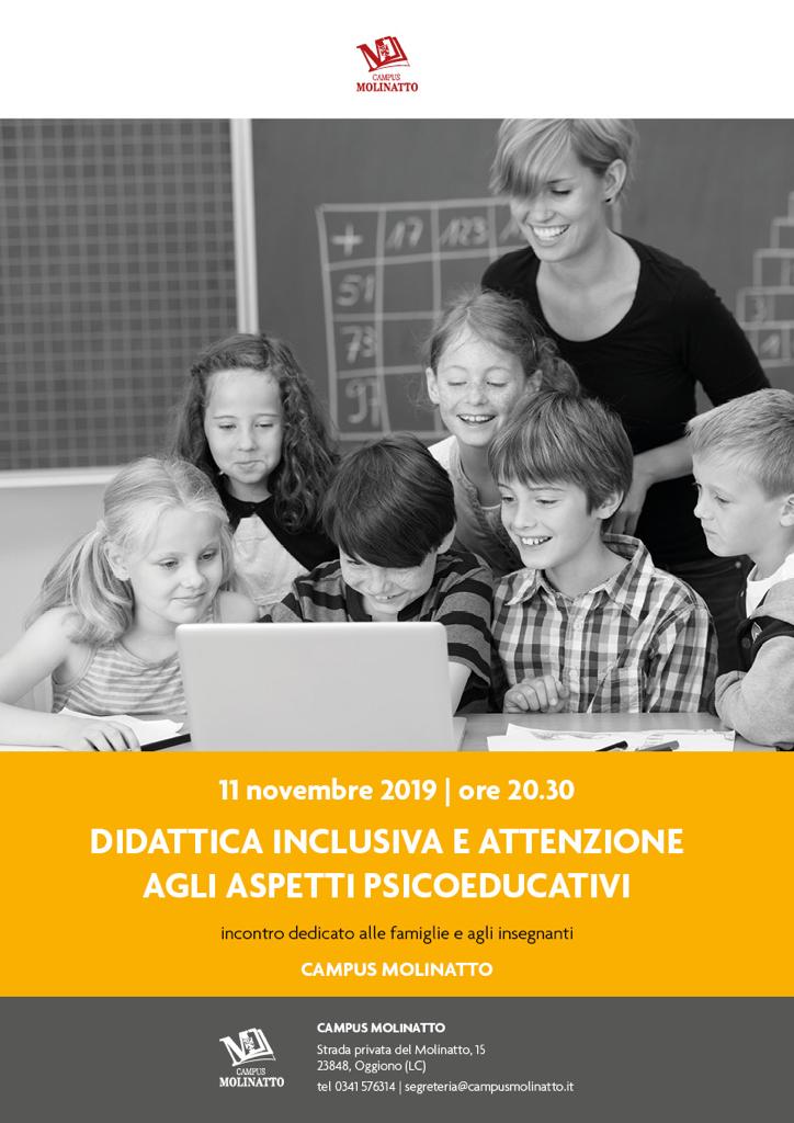 Didattica inclusiva e attenzione agli aspetti psicoeducativi al Molinatto