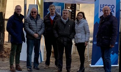 Elezioni Lecco 2020: Gazebo in Viale Turati del gruppo “Lecco merita di più” FOTO