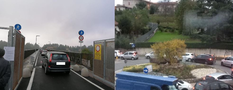 Riaperto il Ponte di Paderno: tutti felici? Tutti in coda… FOTO