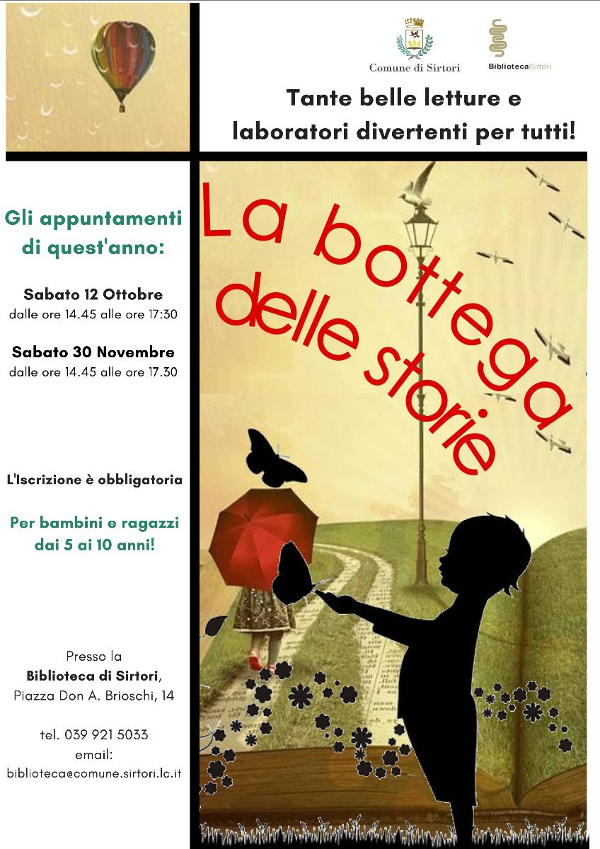 Torna la bottega delle storie in biblioteca