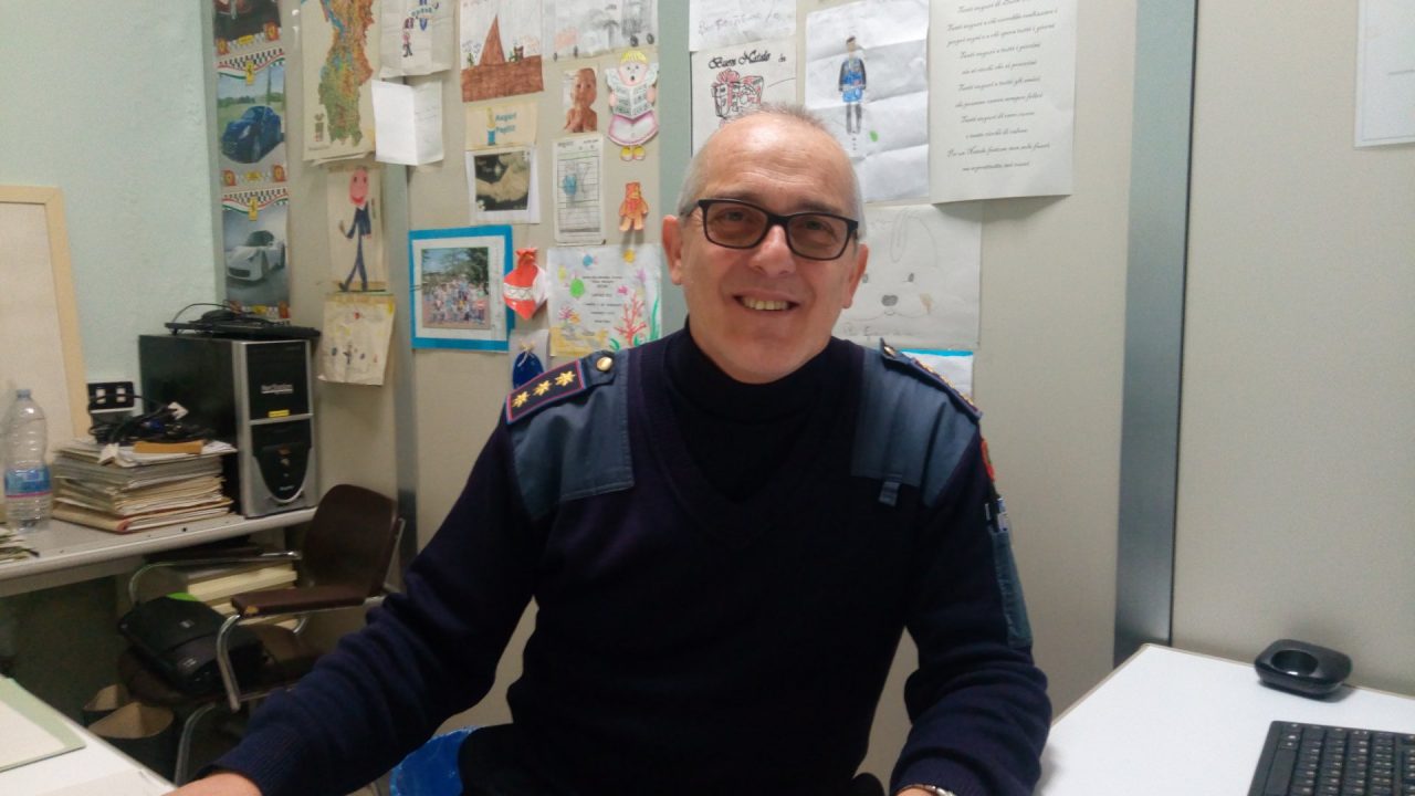 In pensione Graziano Sala, il vigile amico dei bambini