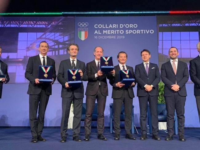 Olimpiadi invernali 2026: Collare d’oro del Coni a Fontana e Sala