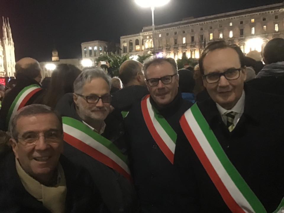 Sindaci lecchesi a Milano per Liliana Segre FOTO  E VIDEO