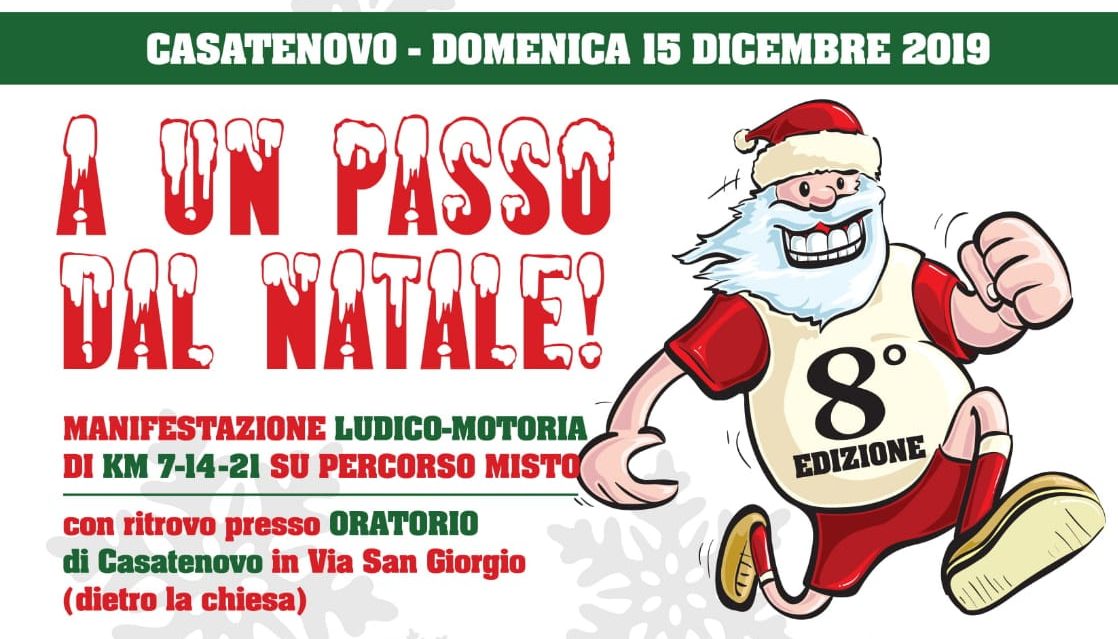 Casatenovo, 8° edizione della camminata ”A un passo dal Natale”