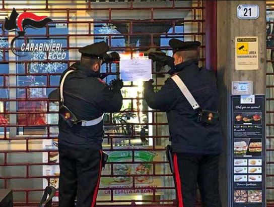 Ritrovo di pregiudicati: bar chiuso per tre giorni. E’ il terzo in due settimane