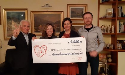 "Cammino per Sara e Ade": quasi 10mila euro devoluti alla ricerca contro il cancro