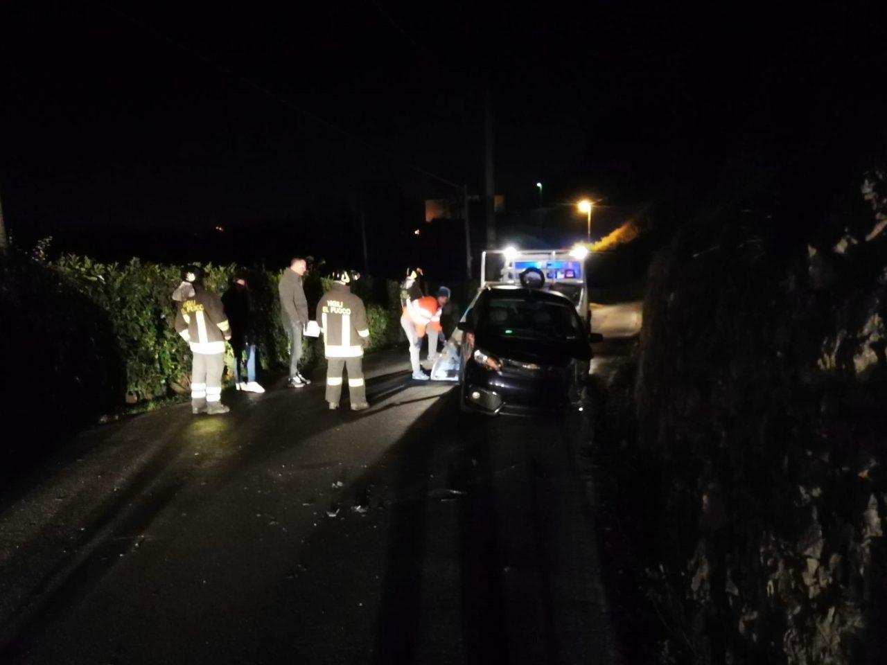 Codice rosso a Ello dopo lo scontro tra due auto